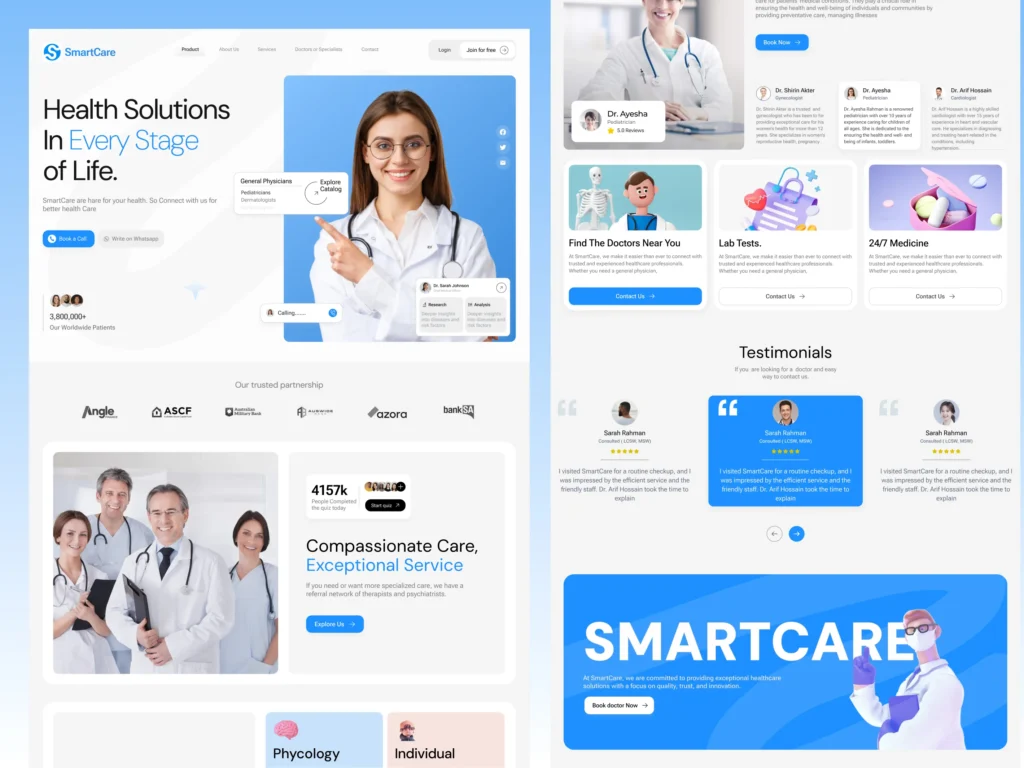 Healthcare Web Development